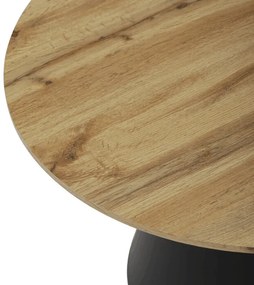 Dohányzóasztal 70×70 cm, MDF, Artisan Tölgy. CT-F4150 ART