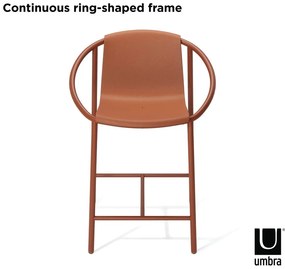 Téglavörös műanyag bárszék 90 cm Ringo – Umbra