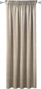 Egyszínű kész függöny Bella bézs 4AD00001/1