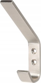 Törölközőtartó akasztó dupla rozsdamentes acél fürdőszoba gardróbszekrény