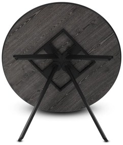 Kerek étkezőasztal R5010 GREY, szürke tölgy