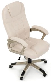 Bézs Szövet Irodai Főnöki Szék, Hinta Mechanikával. KA-C713 CRM2