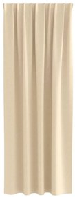 Függönyök függönyökkel 2 pcs Krém 245x140cm Poliészter