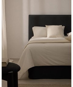 Antracitszürke kárpitozott franciaágy 160x200 cm Jaira – Kave Home