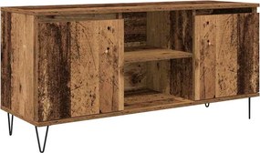 vidaXL TV szekrény Öreg fa 104 x 35 x 50 cm Faanyag