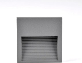 POLUX 313751 Q9 Kültéri Falba Építhető Lámpa Grafit LED IP44
