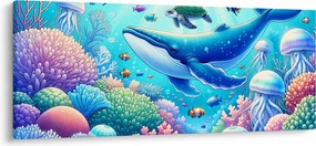 Kép – Víz alatti világ (120x50 cm)