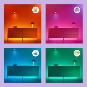 WiZ - LED RGB állítható fényű SUPERSLIM mennyezeti lámpa LED/32W/230V Wi-Fi fehé