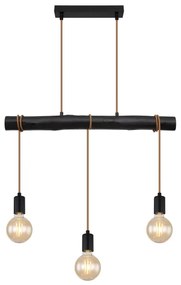 Globo 15539-3HB - Csillár zsinóron GREGOR 3xE27/60W/230V