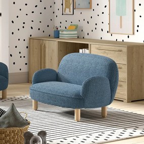 Bézs buklé gyerek kanapé 89 cm Rocky – Vipack