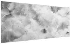 Kép - Színű tollfelhők (120x50 cm)