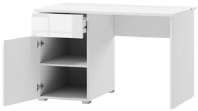PC asztal Sallosa 14 (fehér + fényes fehér). 1068219