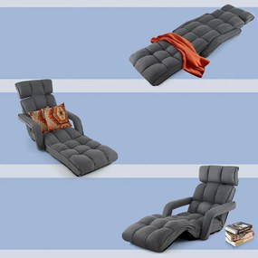 Összecsukható kanapéágy 6 állítható pozícióval