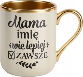 Prémium Bögre Arany Ekrü Személyre szabott Anyák napja Anyák napjára