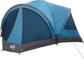 vidaXL Családi sátor 10 fős tetővel Kék és Szürke 460 x 430 x 214 cm