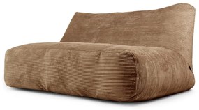 Barna kordbársony babzsákfotel Sofa Tube 160 – SLOWDOWN
