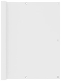 fehér oxford-szövet erkélyparaván 120 x 500 cm