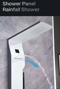 Zuhanypanel ELITE EDITION DELUX BSP1412 LED-világítással és masszázsfúvókákkal, többféle színben