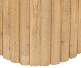 Natúr színű mangófa dohányzóasztal 60x120 cm Montmartre – Ixia