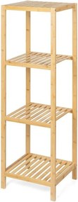 Natúr színű bambusz fürdőszobai polcos állvány 37x110 cm Skaren – Bonami Essentials