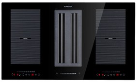 Klarstein Full House 2.0, főzőlapba beépített páraelszívóval, 271 m³ / óra, A energiahatékonysági osztály