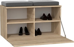 Odell Opal cipősszekrény, 85x45x35 cm, sonoma