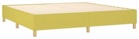 zöld szövet ágykeret matrac nélkül 200 x 200 cm