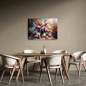 Üveg kép - Virágváza II. (70x50 cm)