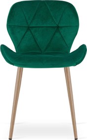 Étkezőszék MANGO VELVET, zöld