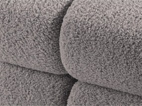 Világosszürke buklé kanapé modul (jobb oldali) Bellis – Micadoni Home