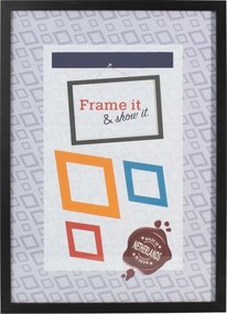 Mdf Smart fa képkeret fekete 50x70 cm Plexi