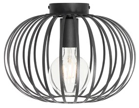 Design mennyezeti lámpa fekete 30 cm - Johanna