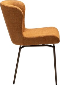 Barna kárpitozott étkezőszék Glam – DAN-FORM Denmark