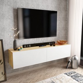 TV szekrény Poling - White, Sapphire