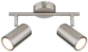 Globo 57914-2N - Spotlámpa ALLVI 2xGU10/25W/230V króm