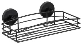 Vacuum-Loc® Pavia fekete fali fürdőszobai polc - Wenko