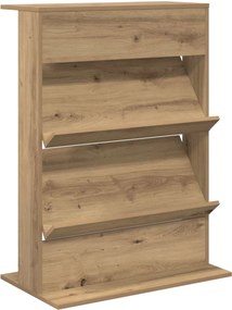 vidaXL Magazin állvány polcokkal Artisan tölgy 70 x 41 x 96 cm Faanyag