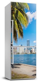 Hűtőre ragasztható matrica Miami otthon FridgeStick-70x190-f-73307361