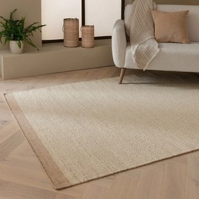Bézs-krémszínű kézi szövésű gyapjú szőnyeg 200x290 cm Lima Sand – Asiatic Carpets