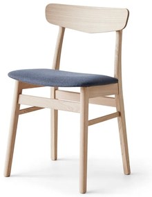Kék-natúr színű tölgyfa étkezőszék Mosbøl – Hammel Furniture