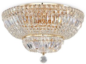 Maytoni DIA100-CL-12-G - Mennyezeti lámpa BASFOR 12xE14/60W/230V arany