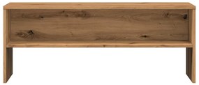 kézműves tölgy színű szerelt fa TV-szekrény 100x40x40 cm
