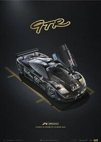 Művészeti nyomat McLaren F1 GTR - 24h Le Mans, Automobilist