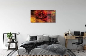 Üvegképek rózsa kép 100x50 cm
