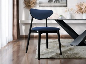 Étkezőszék KD 65 C (fekete + kék) . 1103474