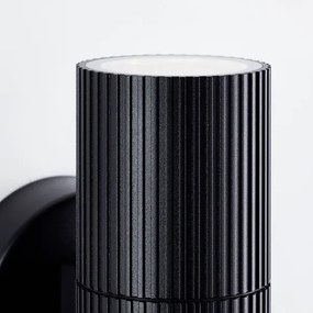 Brilliant - Kültéri fali lámpa KEOLA 2xGU10/10W/230V IP44 fekete