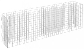 horganyzott acél gabion magaságyás 180 x 30 x 60 cm