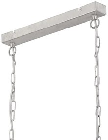 Csillár láncon NOEMI 2xE27/60W/230V ezüst