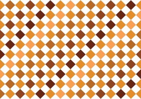 Fotótapéta - Mozaik - barna csempe (152,5x104 cm)