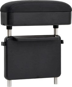 vidaXL autó karfatartó univerzális fekete 23x8x(30-38) cm ABS